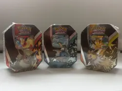 2021 Pokemon TCG - Eevee Evolutions V Tins (Set of 3) New Sealed READ - Image 1