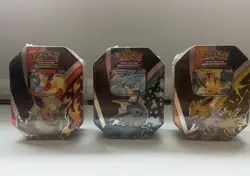 2021 Pokemon TCG - Eevee Evolutions V Tins (Set of 3) New Sealed READ - Image 2
