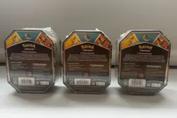 2021 Pokemon TCG - Eevee Evolutions V Tins (Set of 3) New Sealed READ - Image 4