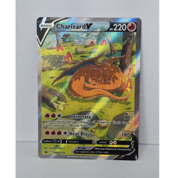Pokemon TCG Charizard v Black Star Promo SWSH260 Near Mint Condition - Image 1