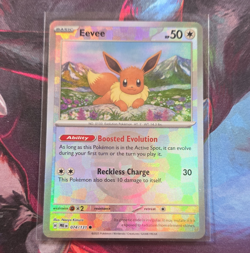 Pokemon TCG Eevee 074/131 SV Prismatic Evolutions PokeBall Pattern Common Eng - Image 1