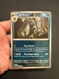 Umbreon (Poke Ball Reverse Holo) 059/131 SV: Prismatic Evolutions Rare Pokemon - Image 1