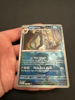 Umbreon (Poke Ball Reverse Holo) 059/131 SV: Prismatic Evolutions Rare Pokemon - Image 2