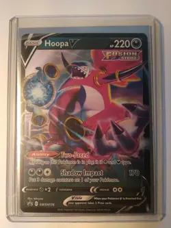 Hoopa V SWSH176 - Black Star Promo - Ultra Rare Holo Pokemon Mint Free Ship! - Image 3
