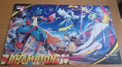 Pokemon TCG Champion Play Mat Mega Gardevoir Lucario Absol League Cup - Image 1
