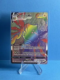 Pokemon TCG Regieleki VMAX Silver Tempest Rainbow Secret Rare 198/195 NM - Image 1