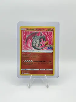 Radiant Charizard Pokemon GO 011/078 Radiant Rare Holo 160 HP - NM - Image 1