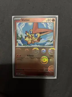 Pokemon TCG - Victini 012/086 - Pokeball - Black Bolt - Reverse Holo - Image 1