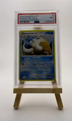 2008 Pokemon Mamoswine Holo #9/146 Legends Awakened PSA 9 - Image 1