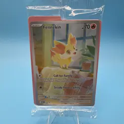 Pokemon Fennekin 080 PROMO SEALED Chaos Rising Illustration Rare NM - Image 1