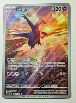 Latios Surging Sparks 203/191 Illustration Rare Pokemon Rare Holo NM - Image 1