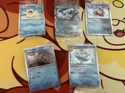 Pokemon Five Sealed Card Promos From Holiday Calendar 2024 - Image 1