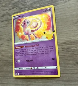 Pokemon TCG Mew Holo 011/025 Sword & Shield Celebrations - Image 2