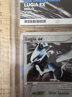 Pokemon Lugia ex 105/115 Unseen Forces ACE 9 STRONG SUBS not PSA - Image 2