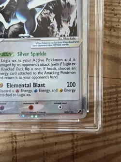 Pokemon Lugia ex 105/115 Unseen Forces ACE 9 STRONG SUBS not PSA - Image 4