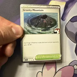 Play! Pokemon Prize Pack 7 Surging Sparks Cosmo Holo 177/191 Gravity Mountain NM - Image 1