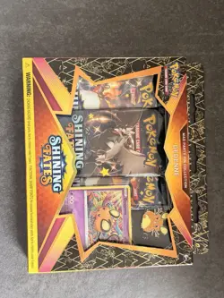 🔥Pokemon TCG Shining Fates Mad Party Pin Dedenne Promo Box 2021 - Image 1