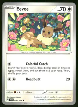 Eevee 050/064 Common Shrouded Fable Pokemon Near Mint - Image 1