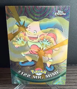 TOPPS Chrome 2000 Mr. Mime #122 Pokemon C2-164 - Image 1