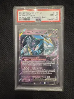Iron Crown ex - 2024 Black Star Promo SVP #146 Pokemon - PSA 10 🔥🔥🔥 - Image 1