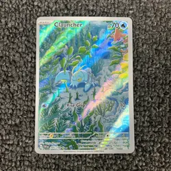 CLAUNCHER FULL ART-POKEMON SCARLET & VIOLET-ILLUSTRATION RARE 205/198 - Image 1
