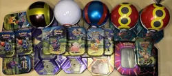 Pokemon Tin Lot- EMPTY- Collectible Storage Tins- Various Designs- 30 tins- Used - Image 1