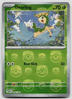 Deerling 006/086 White Flare Master Ball Pokemon NM - Image 1