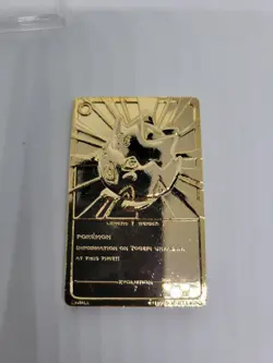 POKEMON Togepi 23K Gold Plated Card Burger King Limited Edition 1999 - Image 2