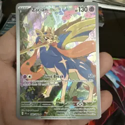 Zacian 100/094 IR NM - Pokemon TCG Phantasmal Flames - Image 1
