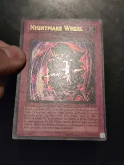 Yu-Gi-Oh! ULTRA RARE HOLO CARD NIGHTMARE WHEEL PGD-106 VINTAGE PRINT VLP - Image 2