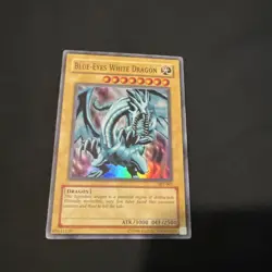 Blue-Eyes White Dragon - SKE-001 - Super Rare - Unlimited Edition - Heavily Play - Image 2