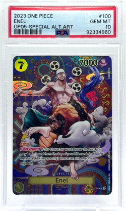 One Piece Enel Awakening of the New Era English Character SP OP05-100 PSA 10 GM - Image 1