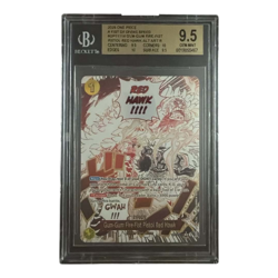 2025 ONE PIECE FIST OF DIV. SPD. FIRE FIST PISTOL RED HAWK #114 ALT ART BGS 9.5 - Image 1