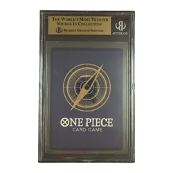 2025 ONE PIECE FIST OF DIV. SPD. FIRE FIST PISTOL RED HAWK #114 ALT ART BGS 9.5 - Image 2
