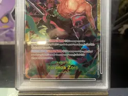 Namco One Piece CCG Roronoa Zoro OP06-118 Wings of the Captain Secret Rare Foil - Image 3