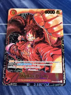 One Piece Monkey.D.Luffy #ST01-012 Alt Art Awakening of New Era OP-05 English SR - Image 1