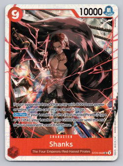 Shanks FOIL - Starter Deck 23 - Shanks Red ST-23 One Piece - Image 1
