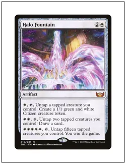 1x Halo Fountain, Streets of New Capenna, Magic MTG NM - Image 1