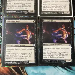 MTG Tormented Hero Theros 108/249 Regular Uncommon MINT X4 #00001 - Image 4