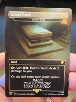 Magic the Gathering MTG NM Balin's Tomb Ancient Tomb Non-Foil - Image 1