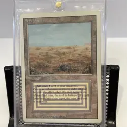 MTG Magic The Gathering Unlimited Scrubland not Revised Dual Land LP/MP 1993 - Image 1