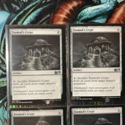MTG M15 Tormod's Crypt X4 MINT NEVER PLAYED - Image 2