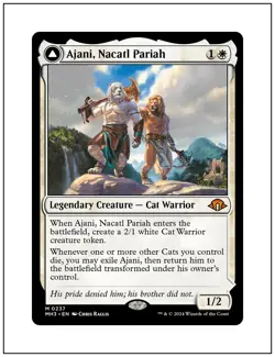 1x Ajani, Nacatl Pariah, Modern Horizons 3, Magic MTG NM - Image 1