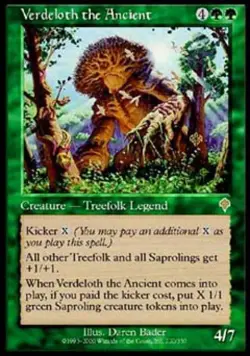 Verdeloth the Ancient - Medium Play MTG Invasion - Image 1