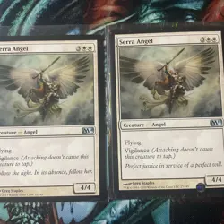 x2. Serra Angel FDN Foundations MTG 147 UNCOMMON MINT X2 - Image 1