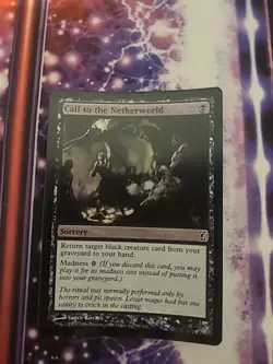Mtg Call to the Netherworld Time Spiral Foil - Image 1