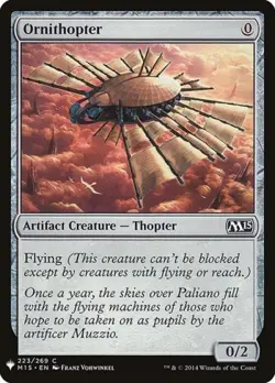 Ornithopter - Light Play MTG Mystery Booster - Image 1