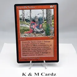 MTG - Alliances - Guerrilla Tactics (Kneeling Knight) - Common - LP - Image 1