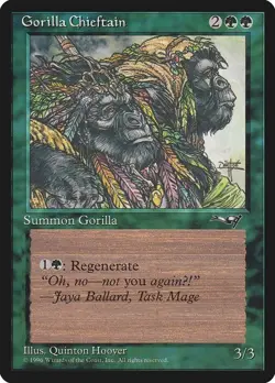 MTG - Alliances - Gorilla Chieftain (2 Gorillas) - Common - LP - Playset x4 - Image 1