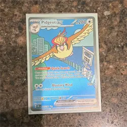 Pokemon Pidgeot ex 225/197 SV03 Obsidian Flames Full Art Holo Ultra Rare - Image 1